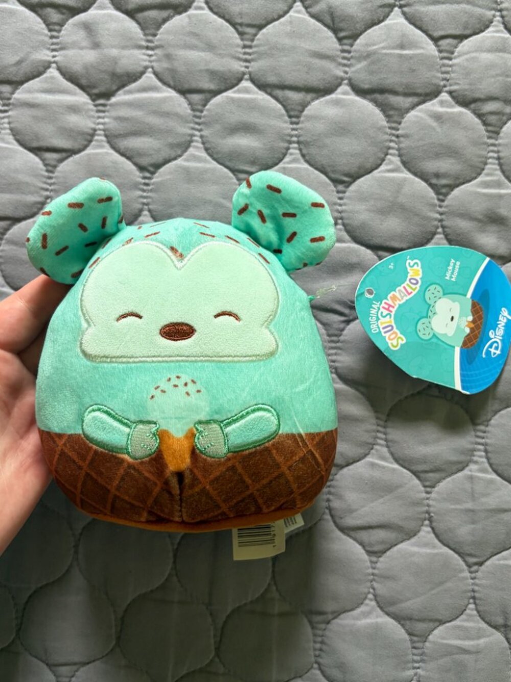 Squishmallow Mickey Mint Ice Cream